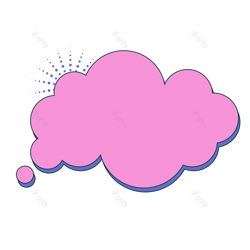 边框图片,卡通元素,卡通对话框PNG,手绘边框免抠素材